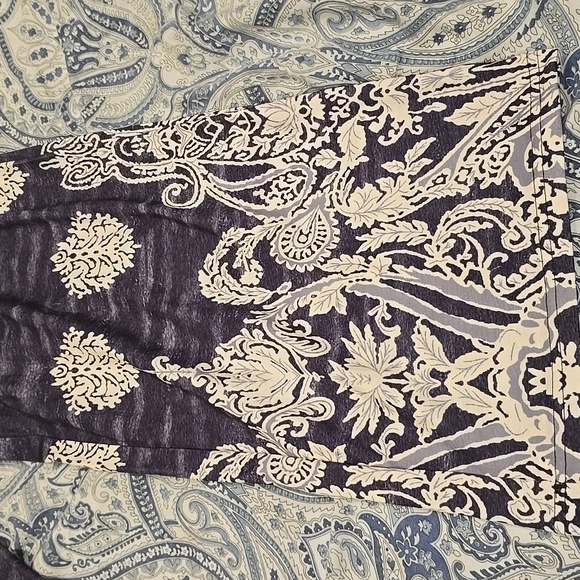 Amazon Women's Wide Leg Pants - Purple and Cream - Picture 2 of 4